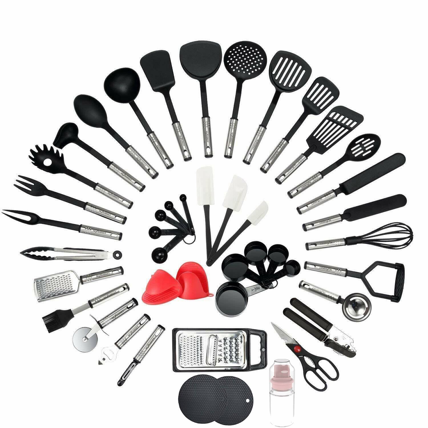 Set Utensili da Cucina KIT 45 pezzi, utensili da cucina